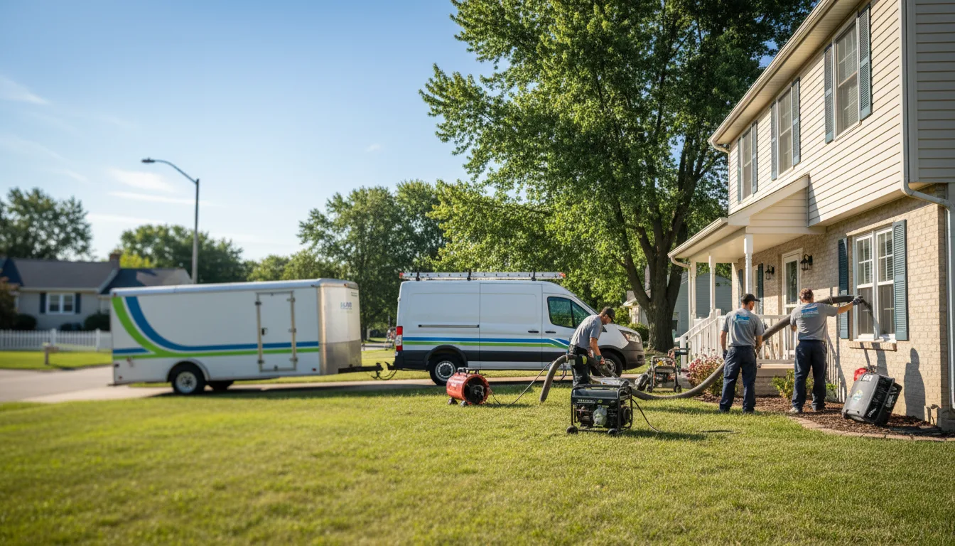 Flooded Basement Restoration And Cleanup With Repair in Freeborn, MN near me